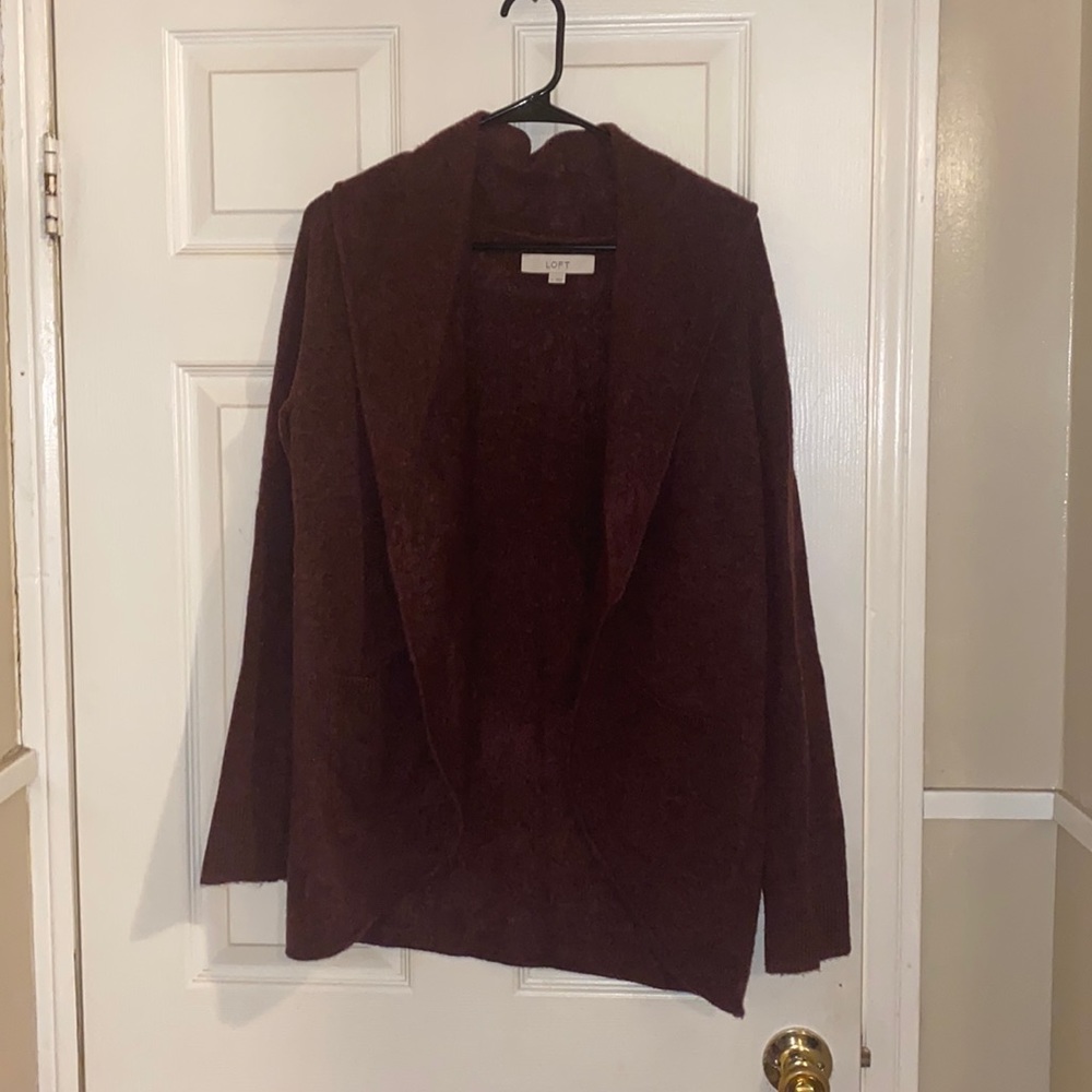 LOFT Cozy Open Cardigan